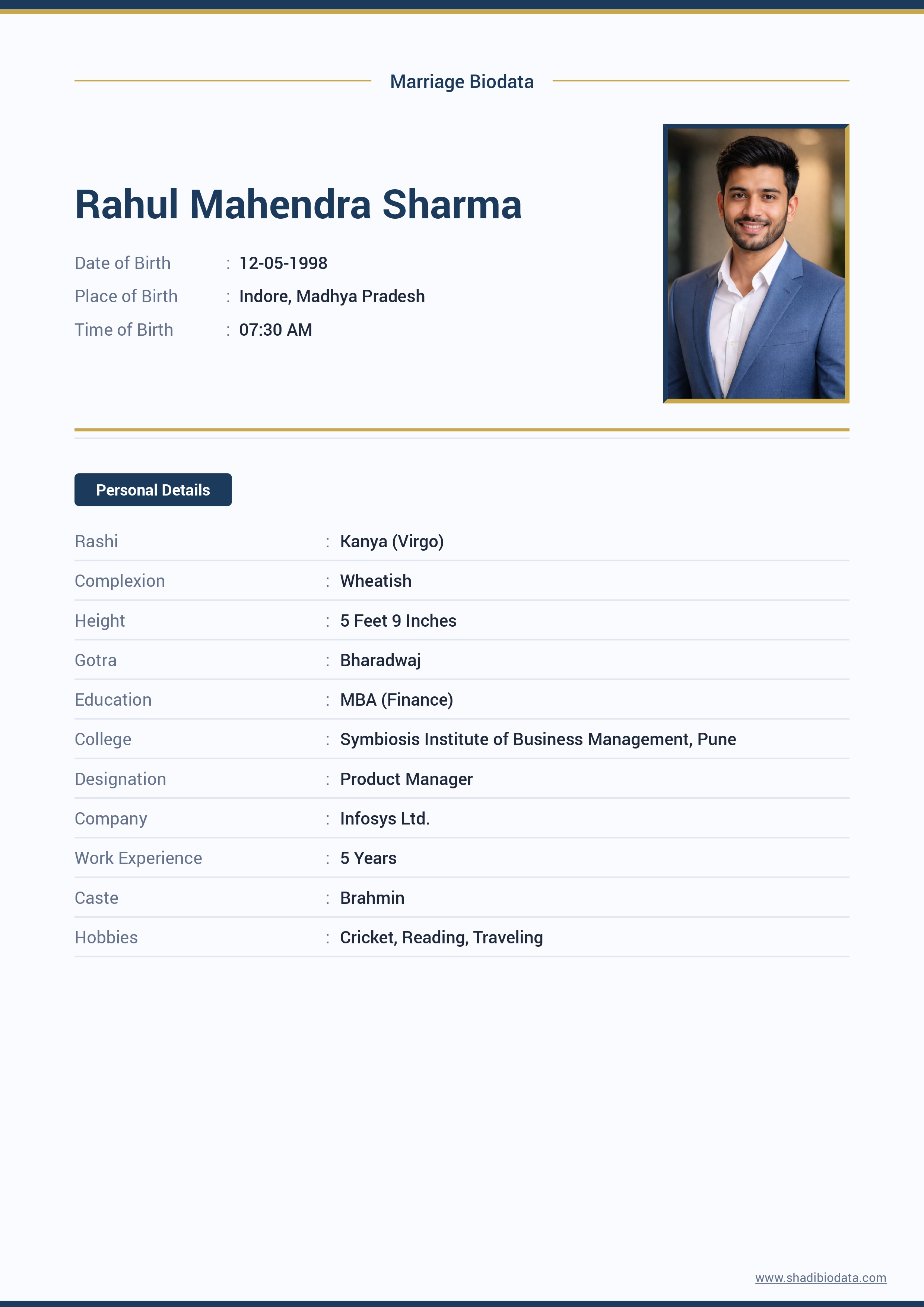 Template Fifty Eight marriage biodata template