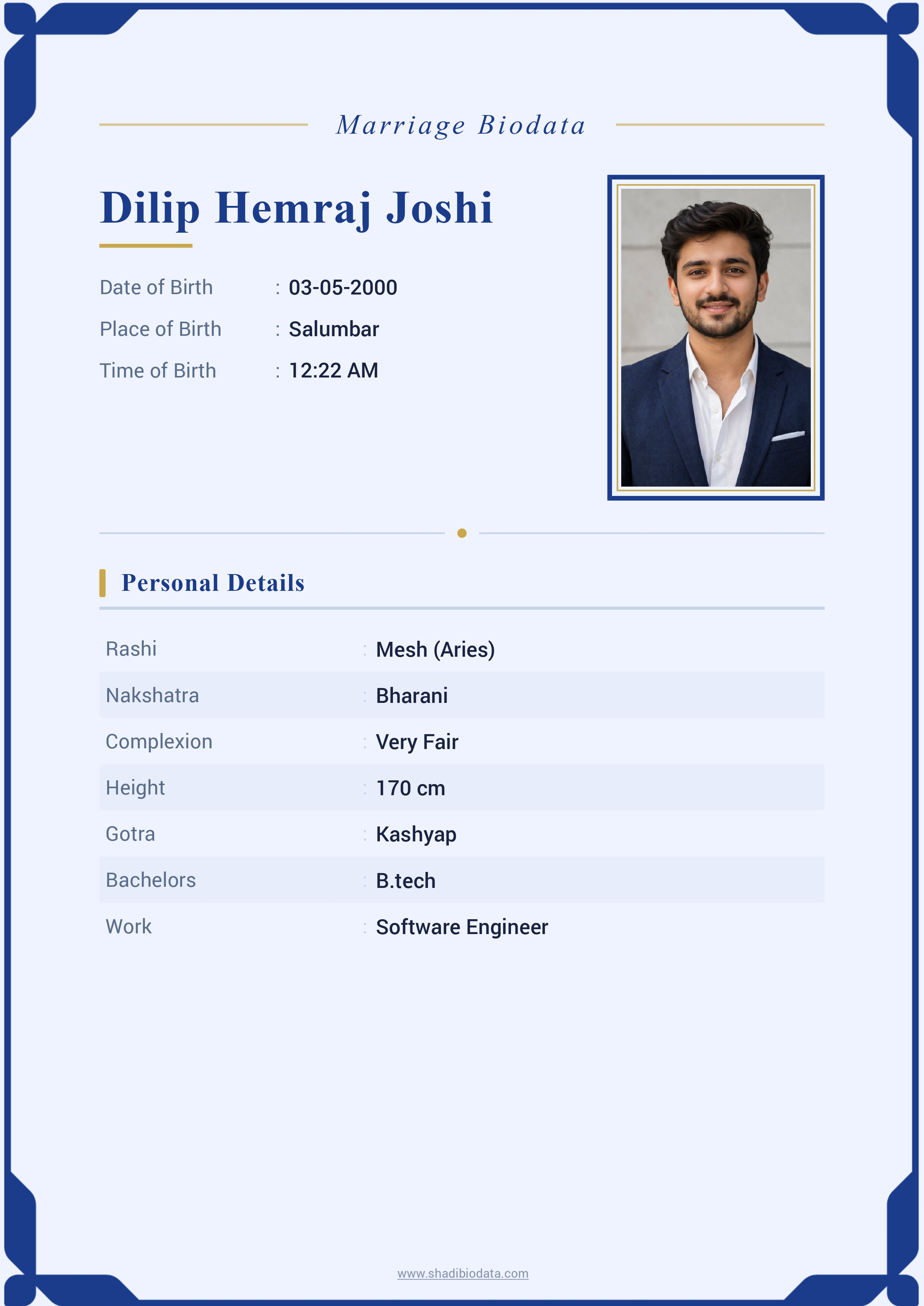Template Sixty marriage biodata template